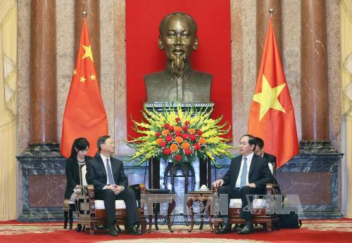 越南国家主席陈大光会见中国国务委员杨洁篪 ảnh 2 越南国家主席陈大光会见中国国务委员杨洁篪 ảnh 2