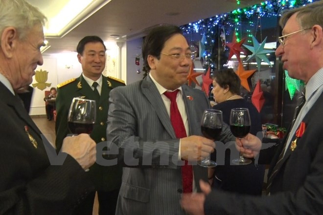 越南驻俄罗斯联邦大使馆举行丙申年春节招待会 ảnh 1 越南驻俄罗斯联邦大使馆举行丙申年春节招待会 ảnh 1