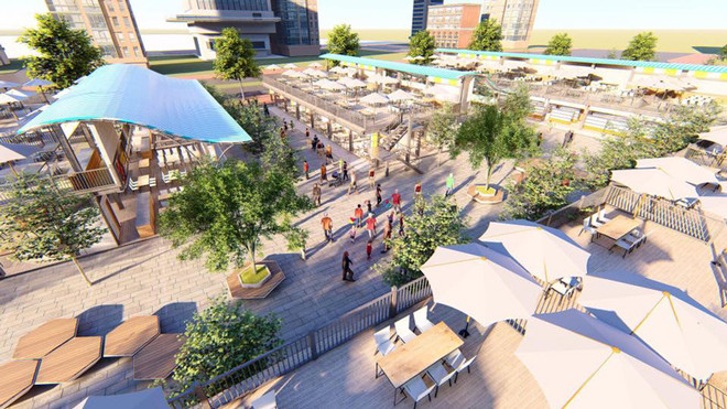 岘港市白藤夜市和步行街预计将于6月投运 ảnh 1