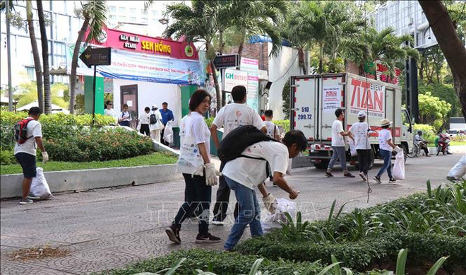 2019年清理塑料垃圾日活动在胡志明市举行 ảnh 1