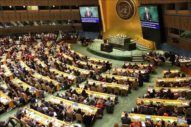 越南参加联合国会议为提高妇女在工业领域中的地位建言献策 ảnh 1 越南参加联合国会议为提高妇女在工业领域中的地位建言献策 ảnh 1