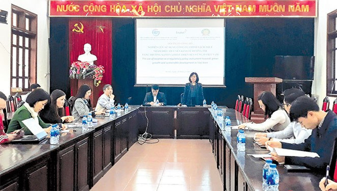 使用税务政策工具协调经济 走向绿色增长 ảnh 1 使用税务政策工具协调经济 走向绿色增长 ảnh 1