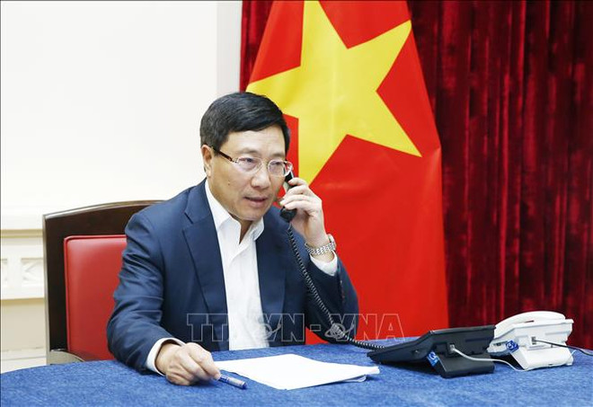 越马两国外长通电话 讨论双边关系相关问题 ảnh 1