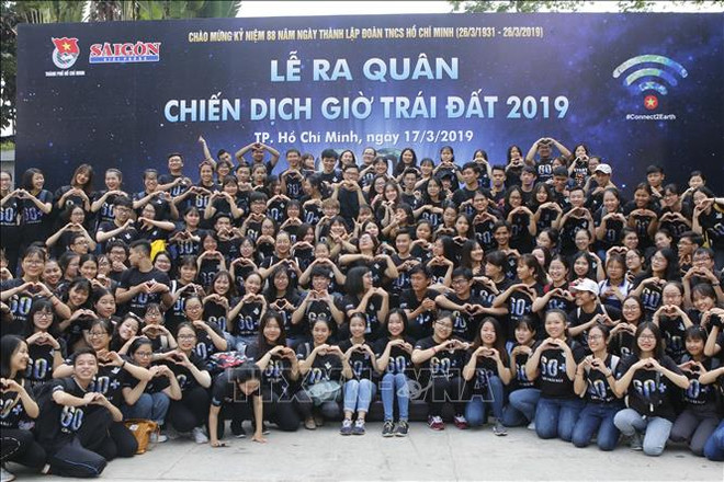 2019年越南地球一小时活动与往年大不相同 ảnh 1