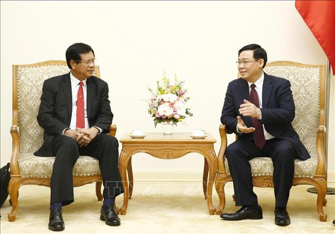政府副总理王廷惠与老挝前总理波松·布帕万分享合作社发展经验 ảnh 2 政府副总理王廷惠与老挝前总理波松·布帕万分享合作社发展经验 ảnh 2
