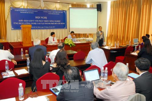 旅居海外越侨为胡志明市高科技农业领域出谋划策 ảnh 1