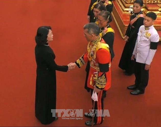 越南国家副主席邓氏玉盛出席泰国先王普密蓬遗体火化仪式 ảnh 1 越南国家副主席邓氏玉盛出席泰国先王普密蓬遗体火化仪式 ảnh 1
