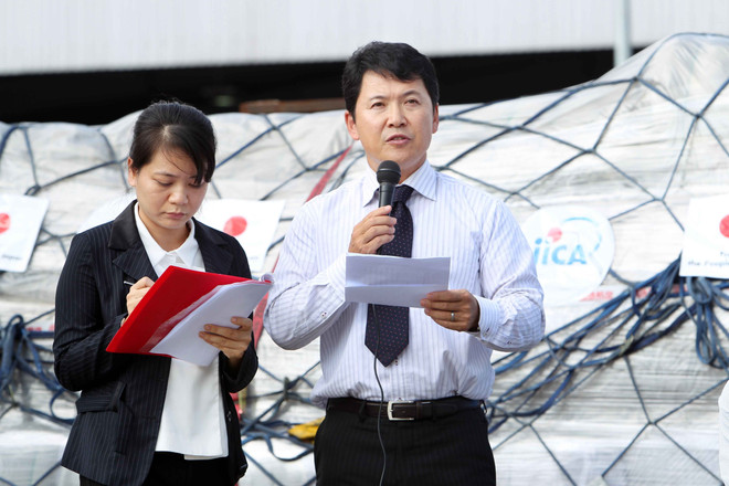 越南接受由日本政府提供的紧急援助物资 ảnh 3 越南接受由日本政府提供的紧急援助物资 ảnh 3