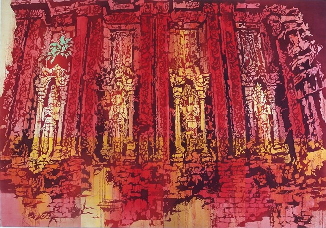 日本女画家“缩小世界中的越南”画展在岘港正式开幕 ảnh 3