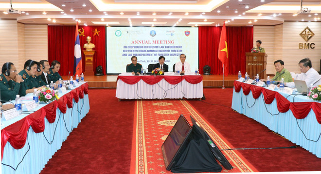 越南与老挝加强林业执法领域的合作 ảnh 1 越南与老挝加强林业执法领域的合作 ảnh 1