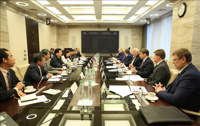 政府副总理郑廷勇会见俄罗斯企业代表 ảnh 1 政府副总理郑廷勇会见俄罗斯企业代表 ảnh 1