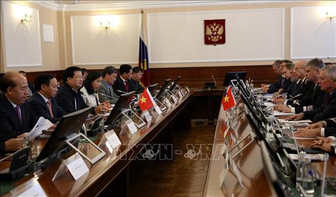 政府副总理郑廷勇会见俄罗斯企业代表 ảnh 2 政府副总理郑廷勇会见俄罗斯企业代表 ảnh 2