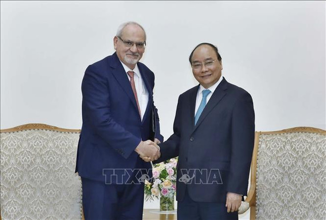 阮春福总理会见世界银行集团国际金融公司首席执行官 ảnh 1 阮春福总理会见世界银行集团国际金融公司首席执行官 ảnh 1