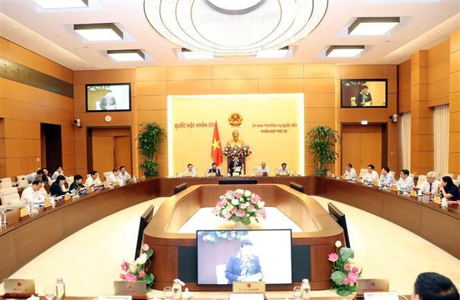 越南第十四届国会常委会第36次会议开幕 ảnh 1 越南第十四届国会常委会第36次会议开幕 ảnh 1