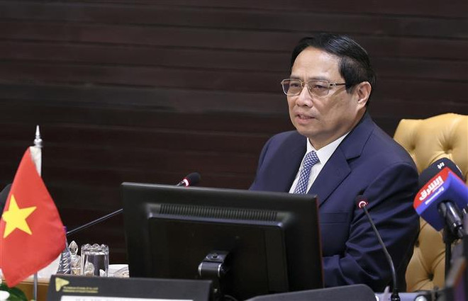越南政府总理范明政出席越南-沙特企业论坛 ảnh 2 越南政府总理范明政出席越南-沙特企业论坛 ảnh 2