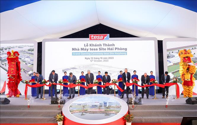 德莎胶带公司在海防开设新工厂 ảnh 1