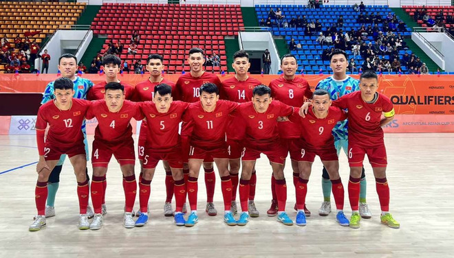 越南队以三战全胜的成绩晋级2024亚足联五人制足球亚洲杯决赛 ảnh 2 越南队以三战全胜的成绩晋级2024亚足联五人制足球亚洲杯决赛 ảnh 2