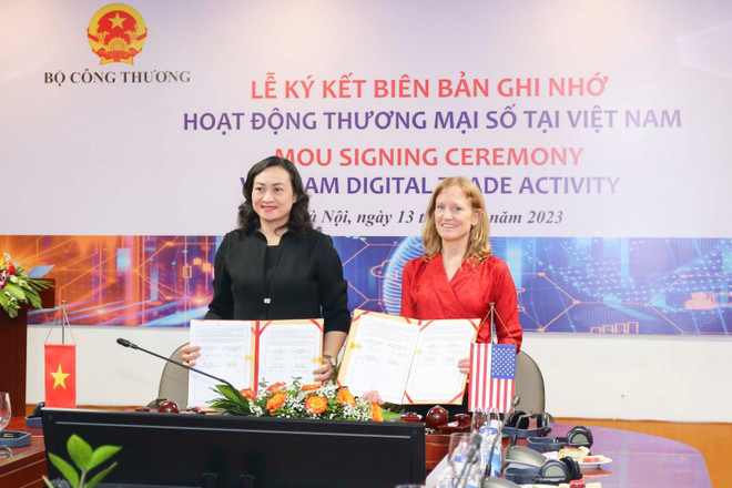 越南工贸部与美国国际开发署签署数字贸易活动谅解备忘录 ảnh 1 越南工贸部与美国国际开发署签署数字贸易活动谅解备忘录 ảnh 1