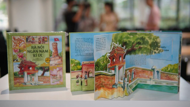 《河内千年记忆》立体书展现生机勃勃的首都风貌 ảnh 2 《河内千年记忆》立体书展现生机勃勃的首都风貌 ảnh 2