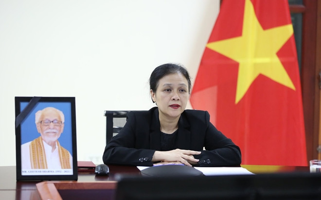 越南人民的好朋友——吉特什·夏尔马吊唁仪式以线上方式举行 ảnh 1 越南人民的好朋友——吉特什·夏尔马吊唁仪式以线上方式举行 ảnh 1
