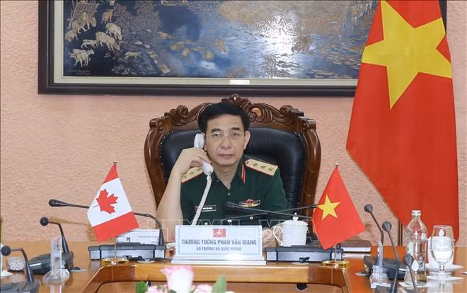 越加两国国防部长通电话 ảnh 1 越加两国国防部长通电话 ảnh 1