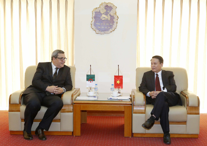 越南通讯社与阿尔及利亚国家通讯社加强合作 ảnh 1