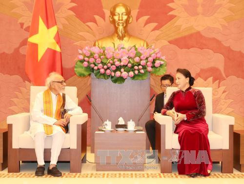 国会主席阮氏金银会见印度友人 ảnh 2 国会主席阮氏金银会见印度友人 ảnh 2