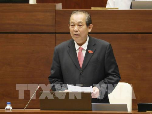 第十四届国会第三次会议:本着坦白和与建设性精神 全面彻底答复国会代表的质询 ảnh 1 第十四届国会第三次会议:本着坦白和与建设性精神 全面彻底答复国会代表的质询 ảnh 1