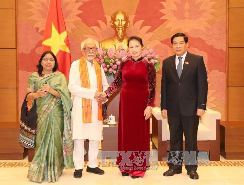 国会主席阮氏金银会见印度友人 ảnh 1 国会主席阮氏金银会见印度友人 ảnh 1