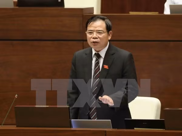 第十四届国会第三次会议：各位部长已开门见山地答复国会代表质询 ảnh 1