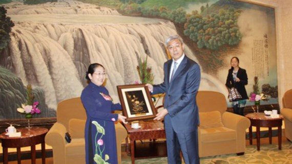  胡志明市代表团结束对中国各地方的工作访问 ảnh 1