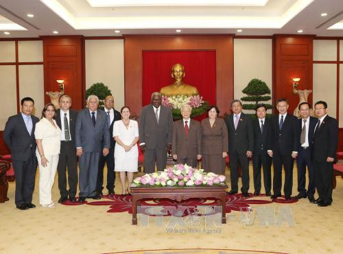 阮富仲总书记会见古巴全国人民政权代表大会主席埃斯特万 ảnh 1 阮富仲总书记会见古巴全国人民政权代表大会主席埃斯特万 ảnh 1