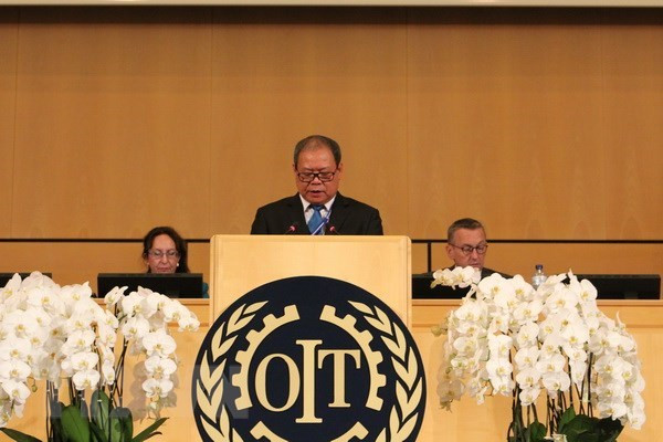 越南劳动总联合会代表团出席第107届国际劳工大会 ảnh 2 越南劳动总联合会代表团出席第107届国际劳工大会 ảnh 2
