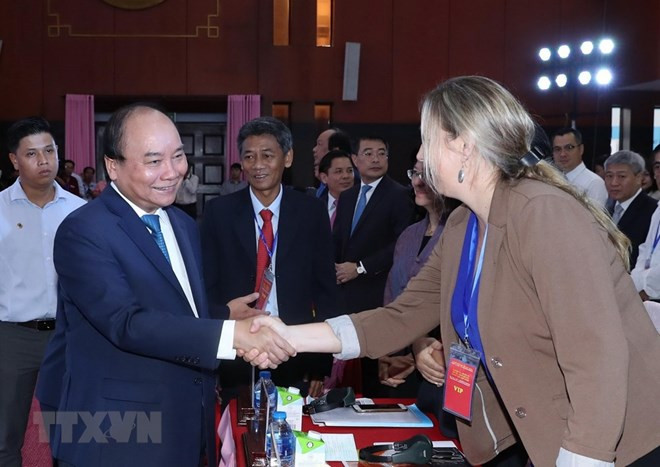 政府总理阮春福：在不久的将来朔庄省将成为各家投资商的“银库” ảnh 1