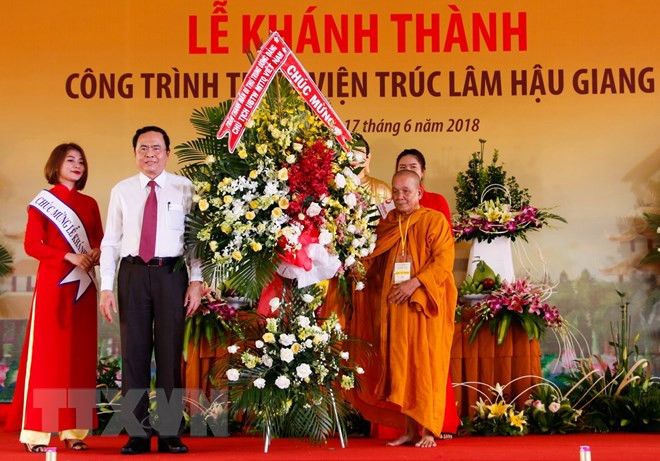 后江竹林禅院正式落成 ảnh 1