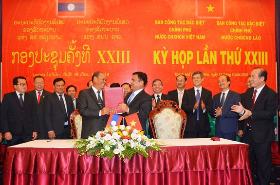 越老政府间特别工作组第二十三次会议在胡志明市举行 ảnh 1 越老政府间特别工作组第二十三次会议在胡志明市举行 ảnh 1