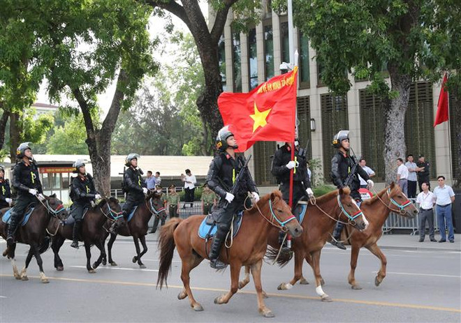 组图:越南机动警察骑兵队正式亮相 ảnh 4 组图:越南机动警察骑兵队正式亮相 ảnh 4