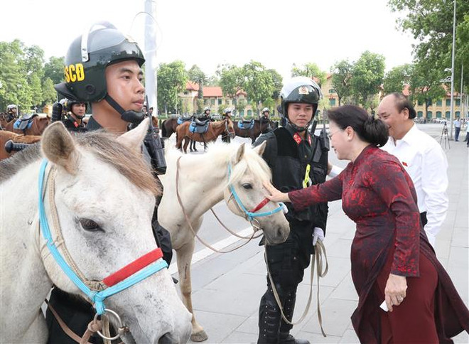 组图:越南机动警察骑兵队正式亮相 ảnh 1 组图:越南机动警察骑兵队正式亮相 ảnh 1