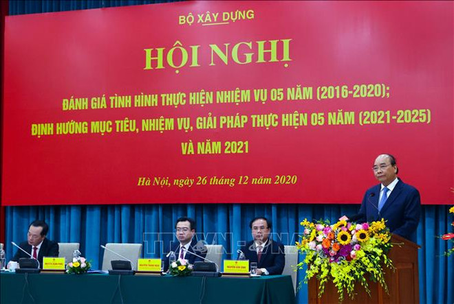 政府总理阮春福:建筑行业需关注居民的住房需求 ảnh 1 政府总理阮春福:建筑行业需关注居民的住房需求 ảnh 1