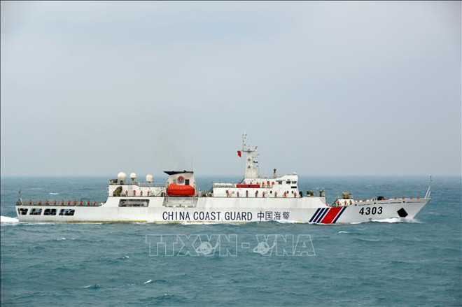 越中开展海上联合巡逻 致力于建设和平、稳定与合作的海域 ảnh 2 越中开展海上联合巡逻 致力于建设和平、稳定与合作的海域 ảnh 2