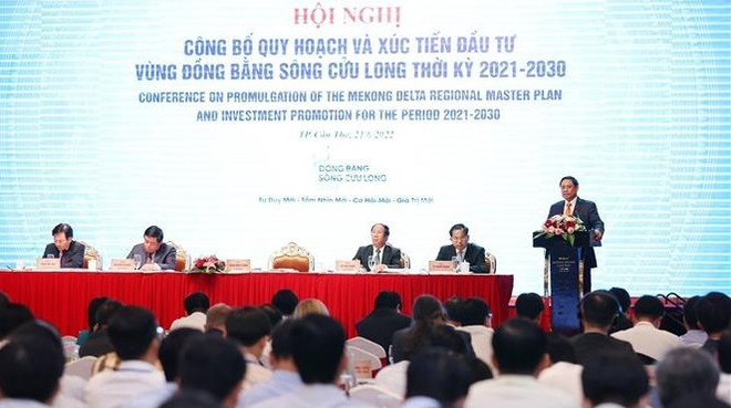 政府总理范明政:有效组织实施推动九龙江三角洲发展的主张和政策 ảnh 1 政府总理范明政:有效组织实施推动九龙江三角洲发展的主张和政策 ảnh 1