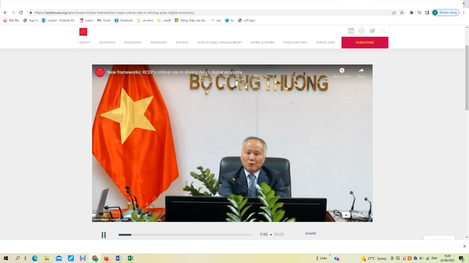 越南出席RCEP对亚洲数字经济发展作用的研讨会 ảnh 1 越南出席RCEP对亚洲数字经济发展作用的研讨会 ảnh 1