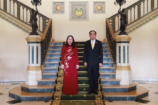 越南国家副主席武氏映春会见泰国总理巴育·占奥差 ảnh 1 越南国家副主席武氏映春会见泰国总理巴育·占奥差 ảnh 1