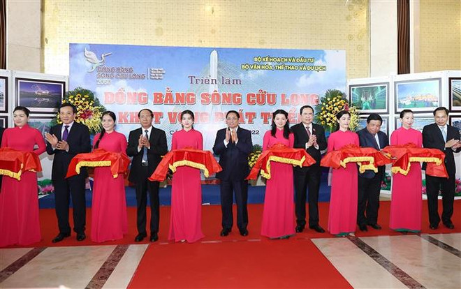 政府总理范明政出席九龙江三角洲地区规划发布和投资促进工作会议 ảnh 2