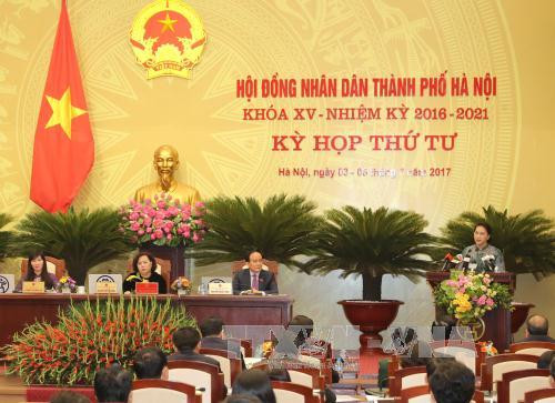 第十五届河内人民议会第四次会议:重点讨论首都经济社会相关问题 ảnh 1 第十五届河内人民议会第四次会议:重点讨论首都经济社会相关问题 ảnh 1