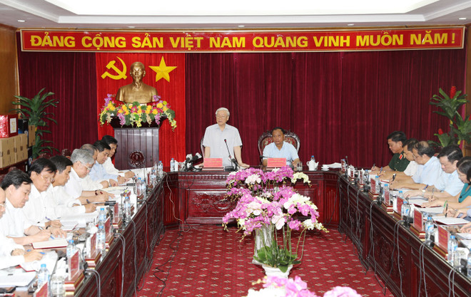 阮富仲总书记前往北件省调研 ảnh 1 阮富仲总书记前往北件省调研 ảnh 1