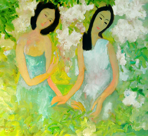 越南四名青年画家的第二次“四人画展”开展 ảnh 2