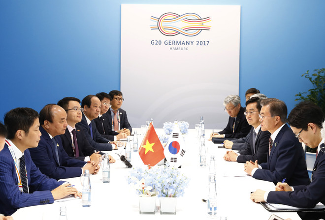 阮春福在G20峰会期间举行一系列双边会见活动 ảnh 2