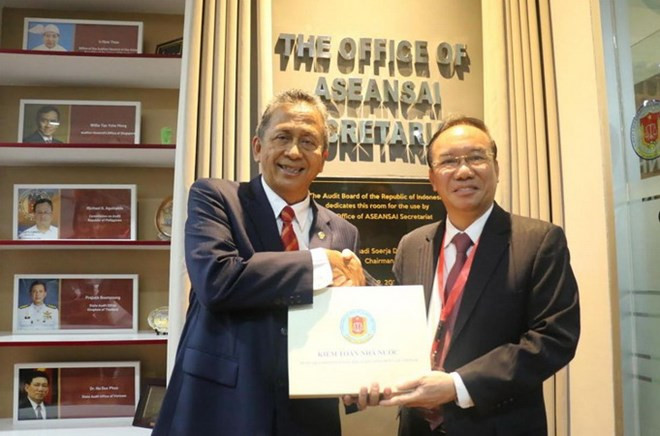 东盟最高审计机构秘书处办公室揭牌成立 ảnh 2