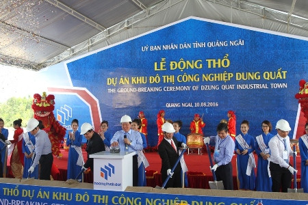 广义省容桔工业都市区项目正式开工 ảnh 1 广义省容桔工业都市区项目正式开工 ảnh 1